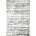 Bashian 2 ft. 6 in. x 8 ft. Capri Collection Contemporary Polyester Power Loom Area Rug, Ivory C188-IV-2.6X8-CP107